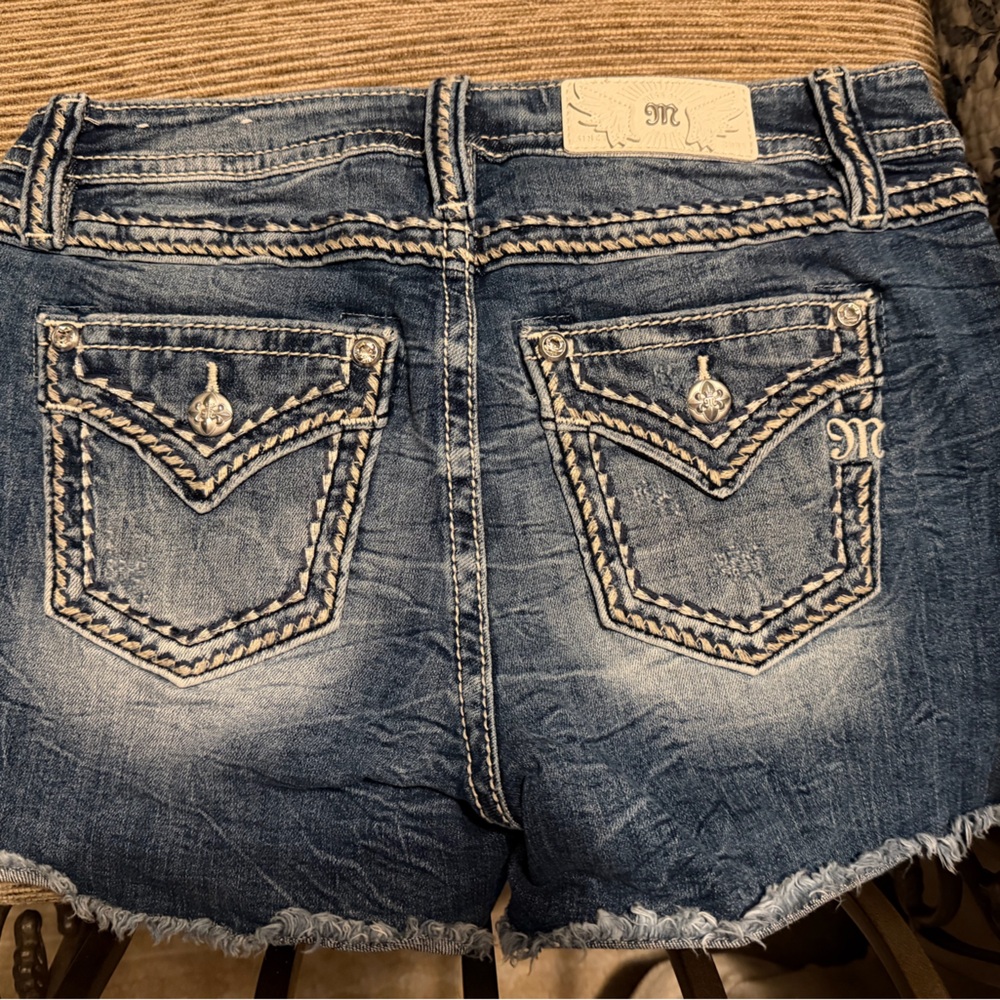 Miss Me Dark Blue Women's Denim Shorts